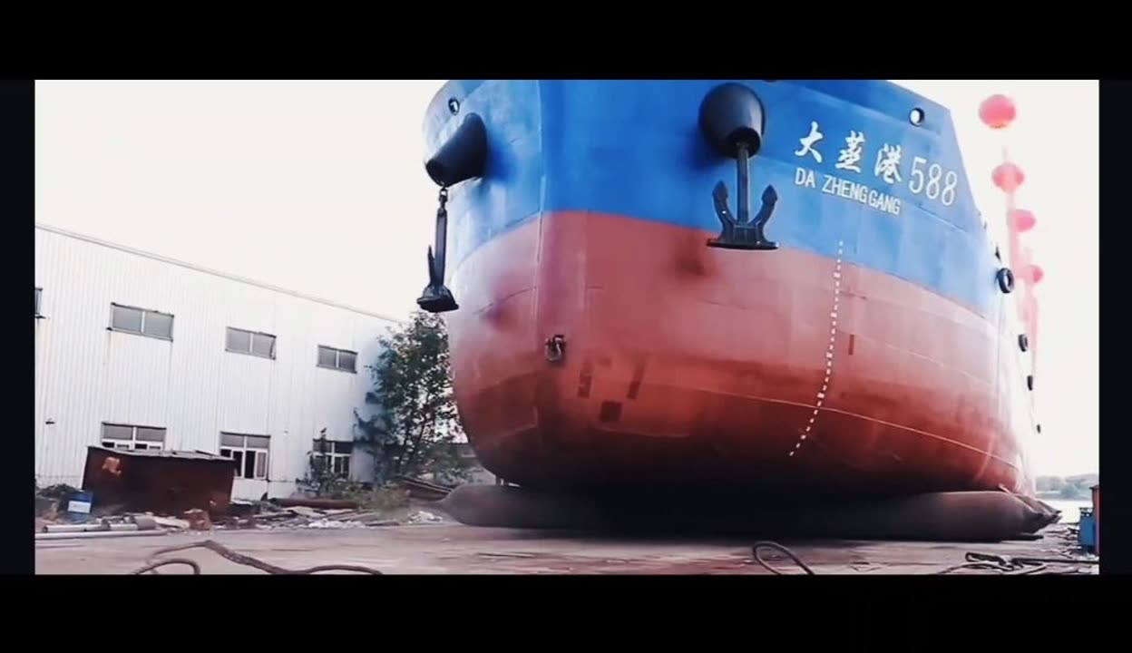 船舶氣囊工藝顯威力，大蒸港兩船同日順利吉水